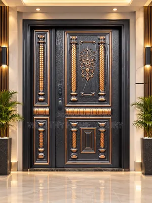 High Quality Main Entrance Copper Cast Pillar