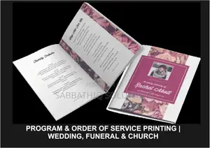Program & Order of Service Printing | Wedding, Funeral & Church