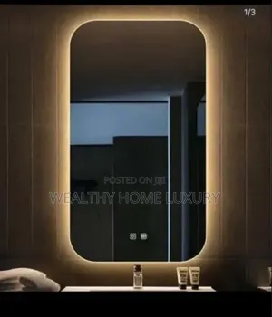 Modern Frameless LED Smart Vanity Mirror With Touch Sensor
