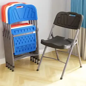Heavy Duty Plastic Fold Ing Ron Chair