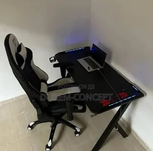 Electric Game Desk With Furgle Office Chair