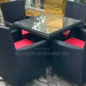 Big Boy Rattan Outdoor Table With Chairs