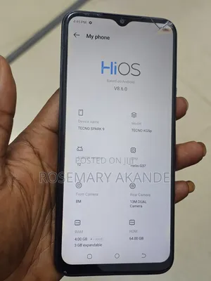 Tecno Spark 9 64 GB Black