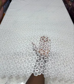 Superb Swiss White Guipure Lace