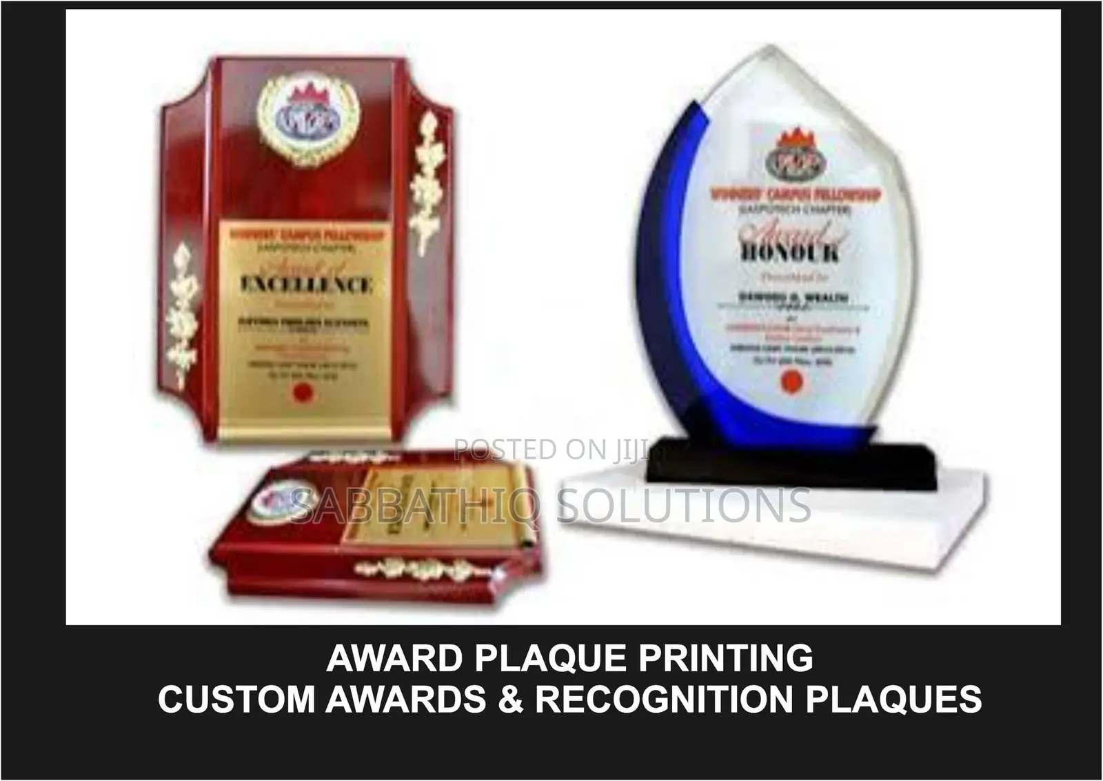 Award Plaque Printing | Custom Awards & Recognition Plaques