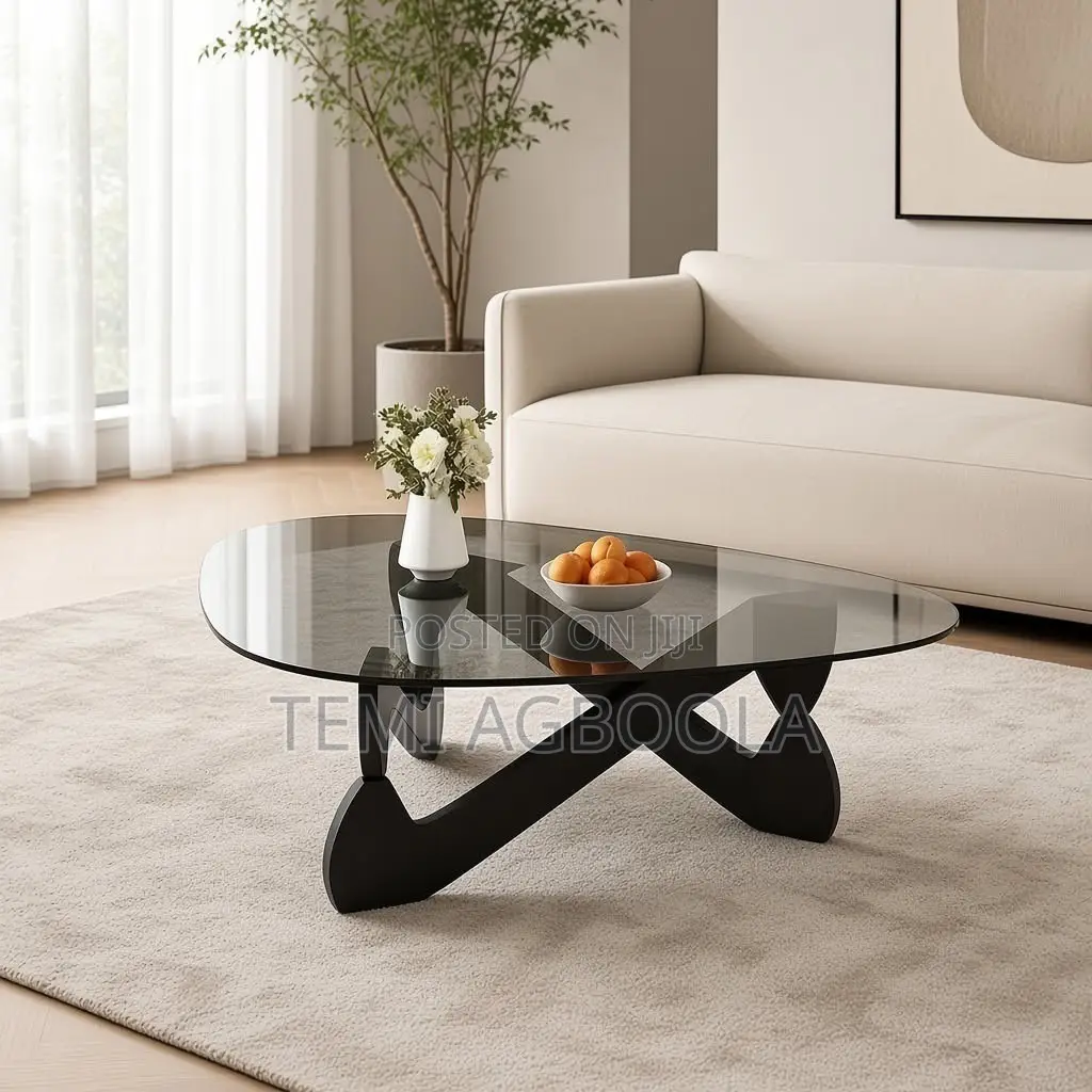 Center Table With Glass