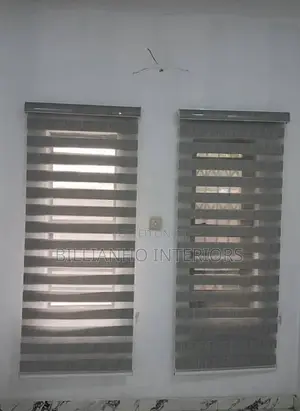 Patterned Gray Day&night Window Blinds