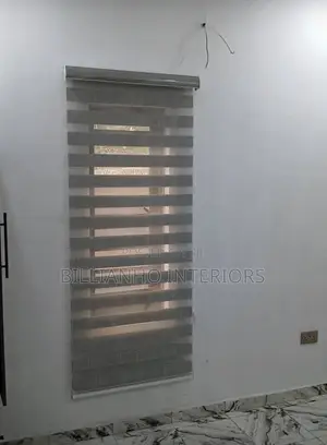 Patterned Gray Day&night Window Blinds