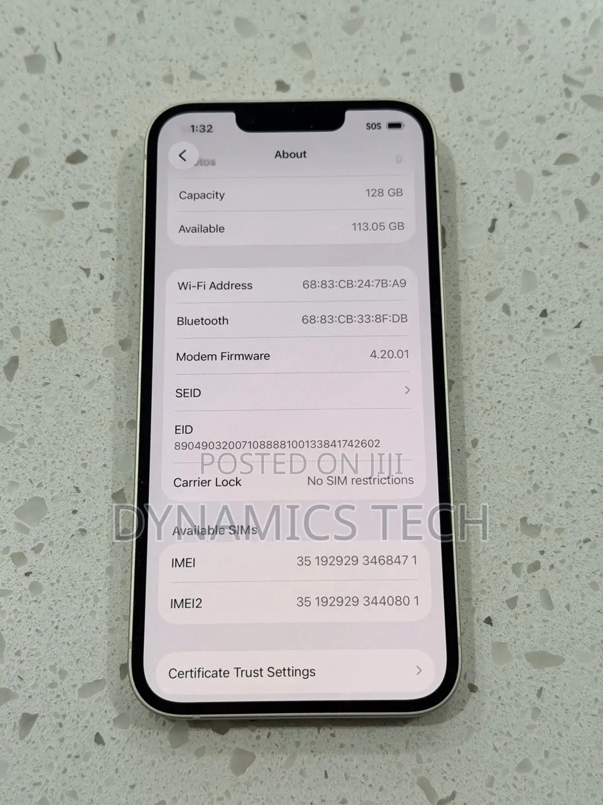Apple iPhone 14 256 GB White