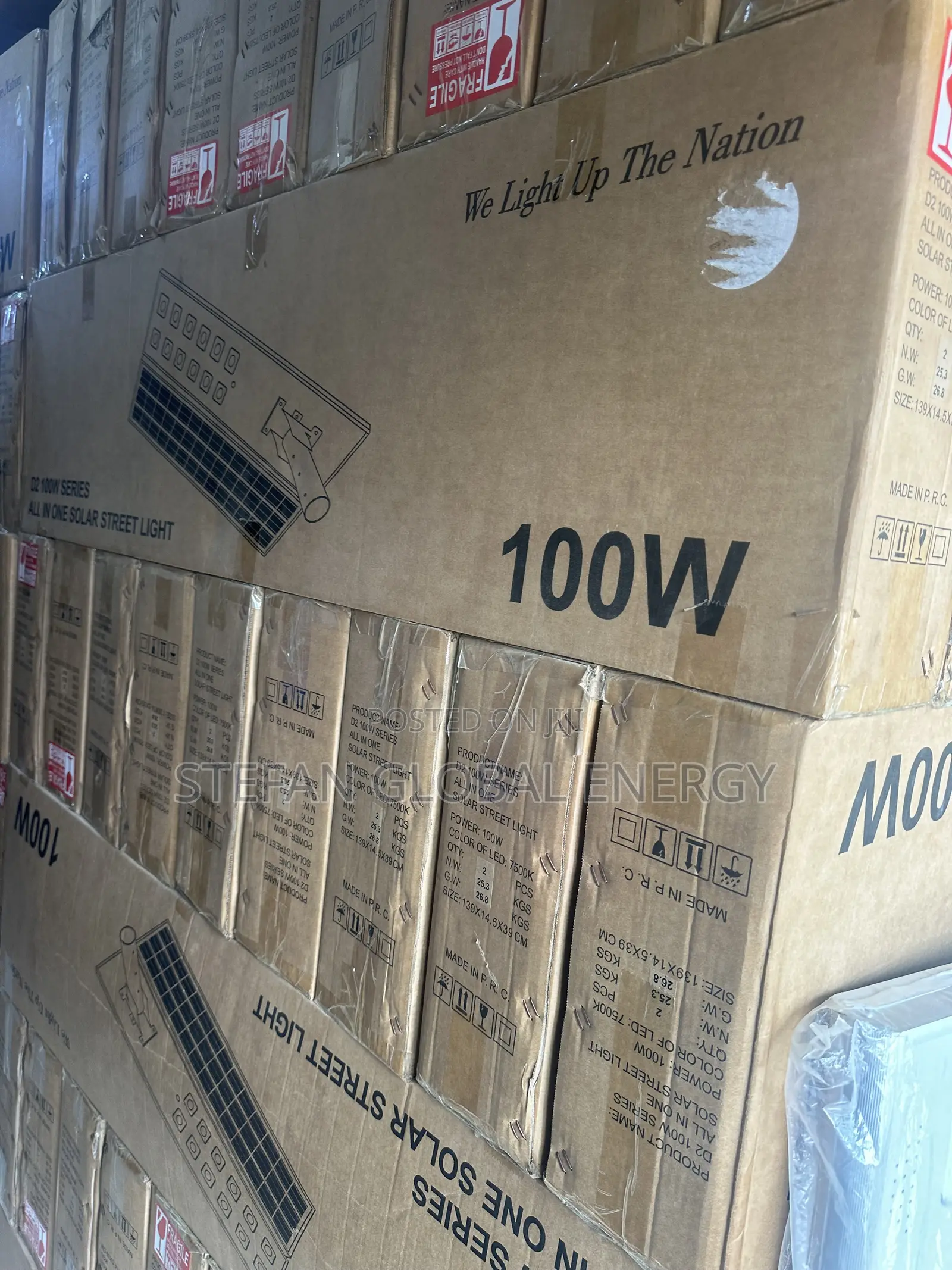 100w Industrial Solar Street Light