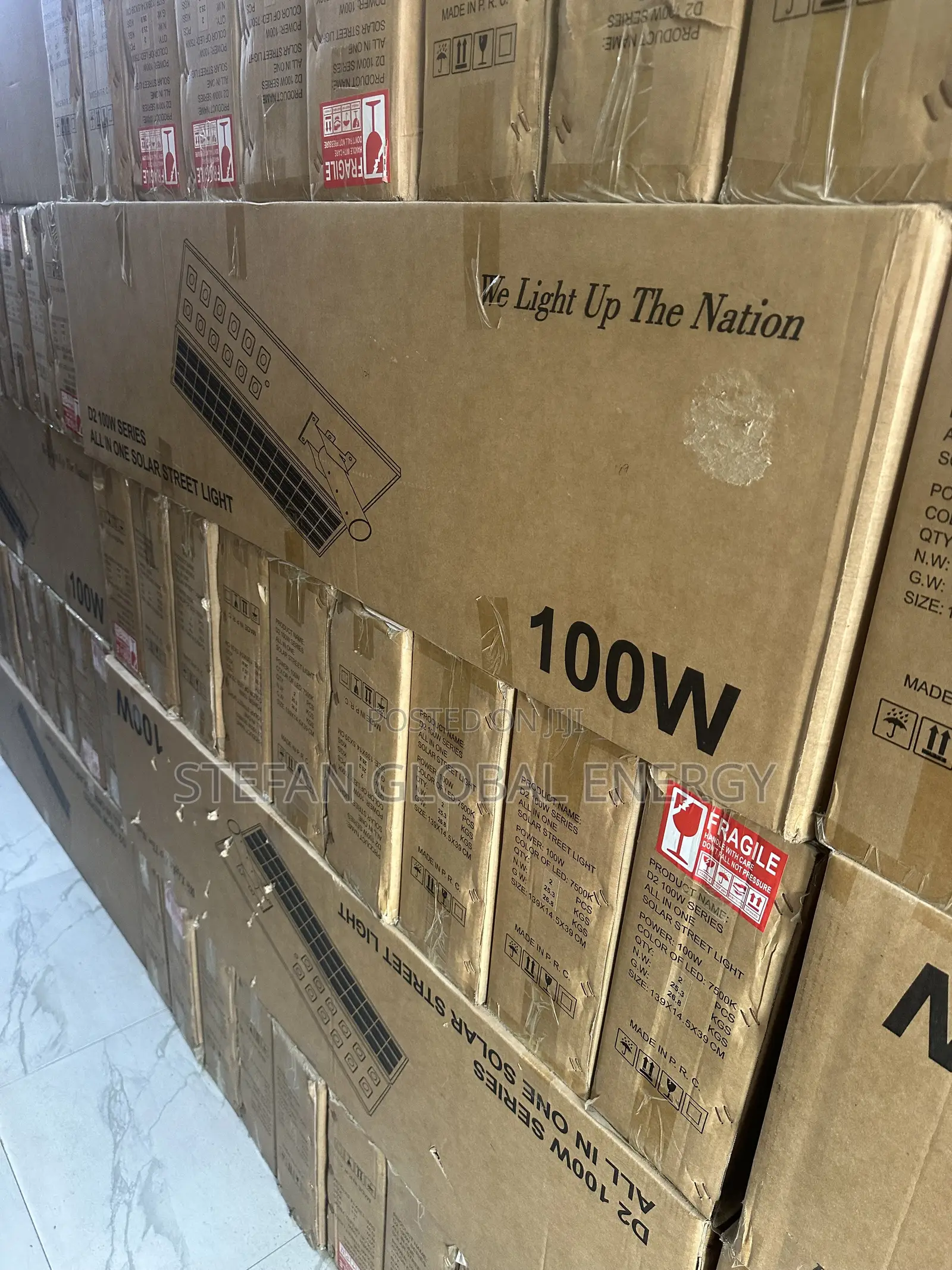 100w Industrial Solar Street Light