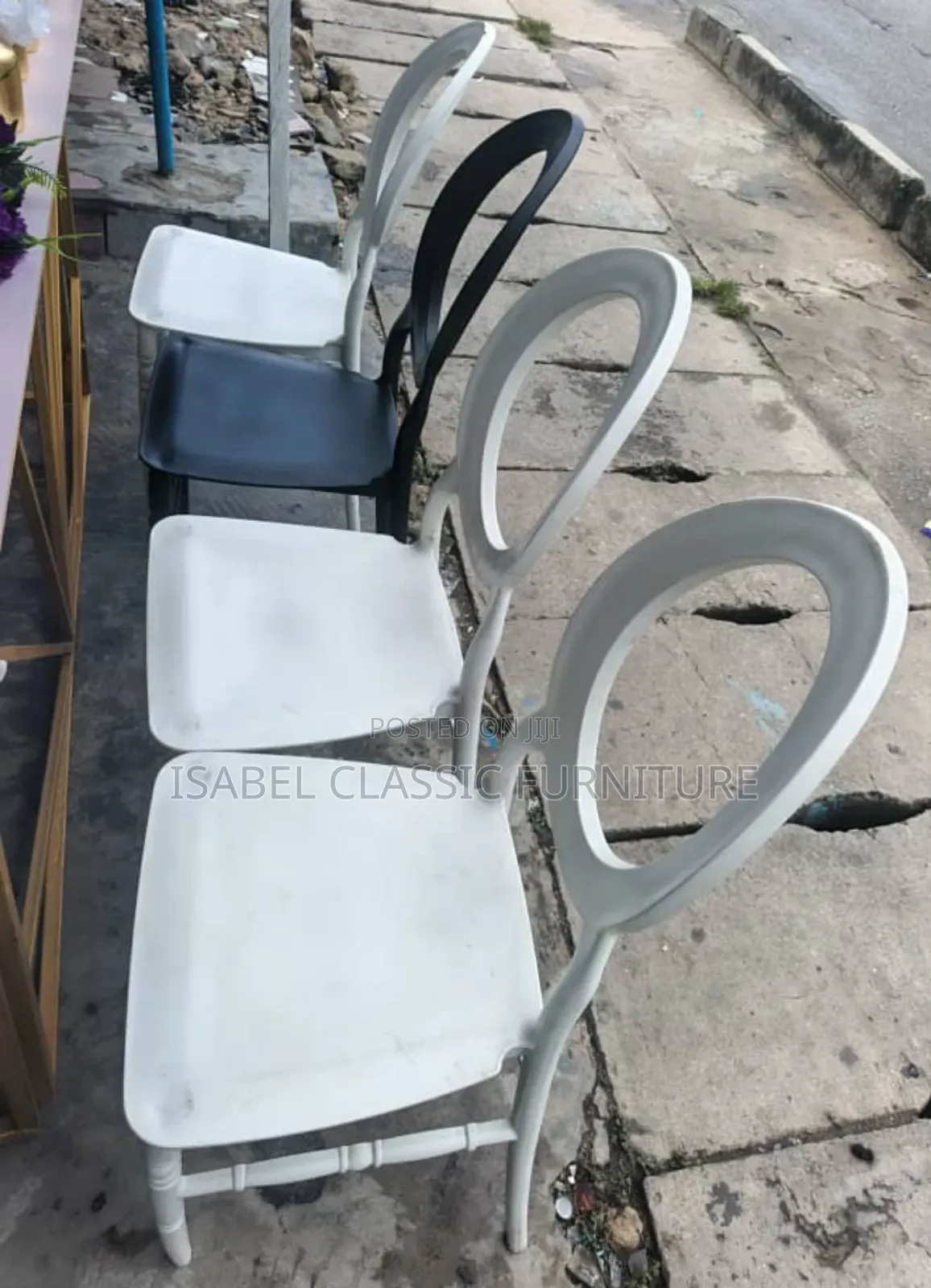 Imported Plastic O Back White Event Chair