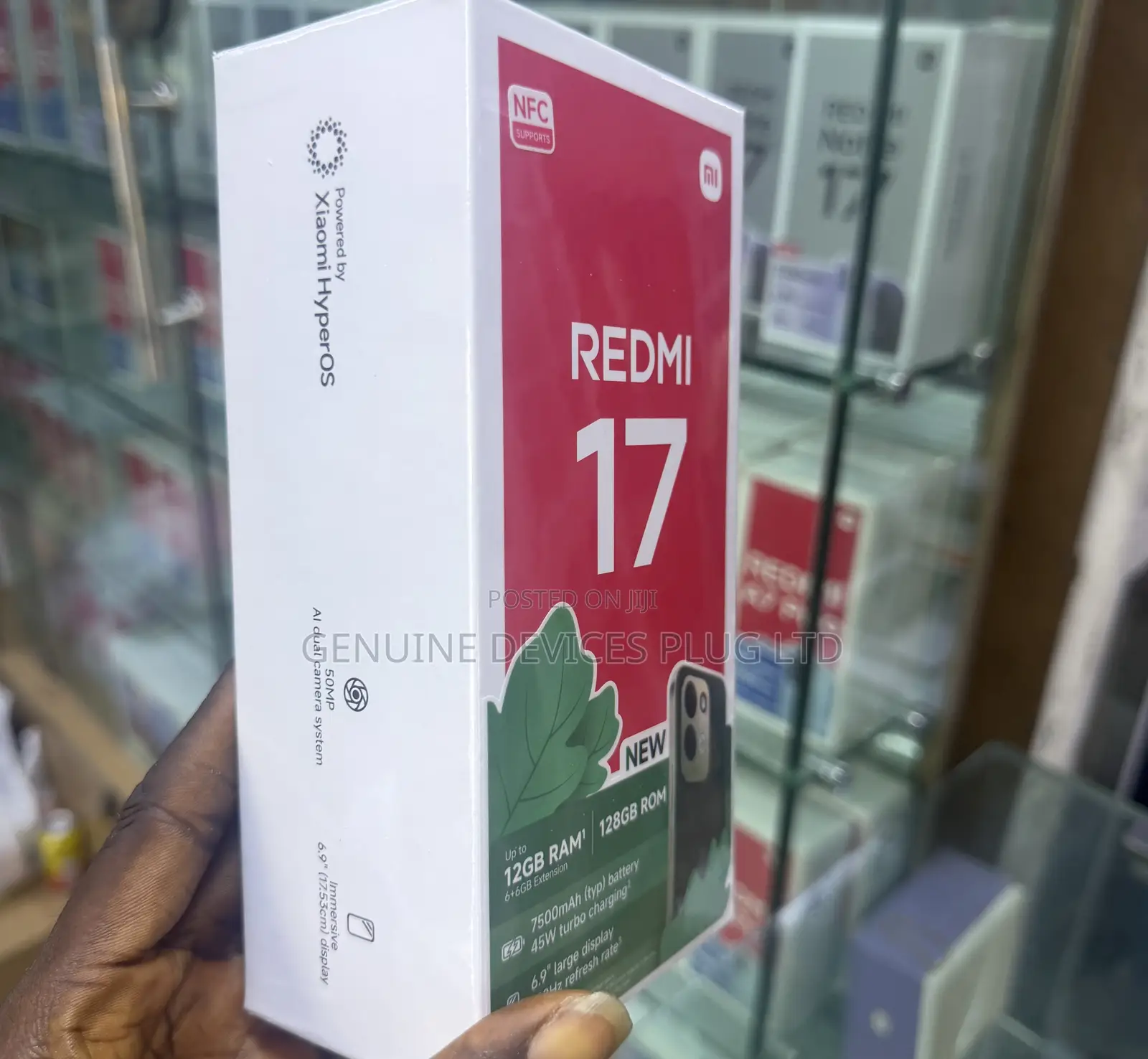 New Xiaomi Redmi 17 128 GB Black