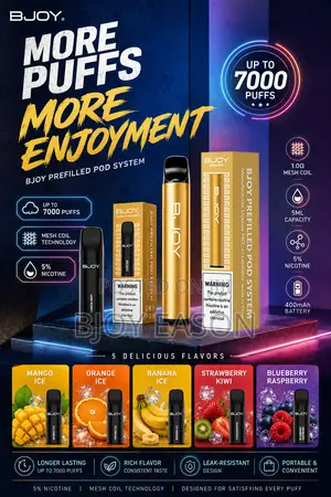 BJOY 35,000 Puffs Vape + Extra Pod Combo