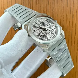 Bvlgari Quality Luxury Men Automatic Engine Wristwatch