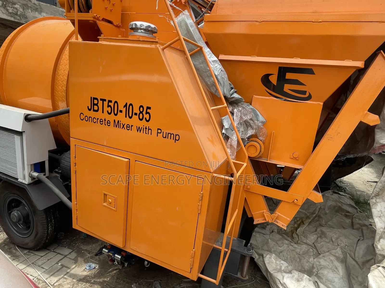 Concrete Mixer With Pump