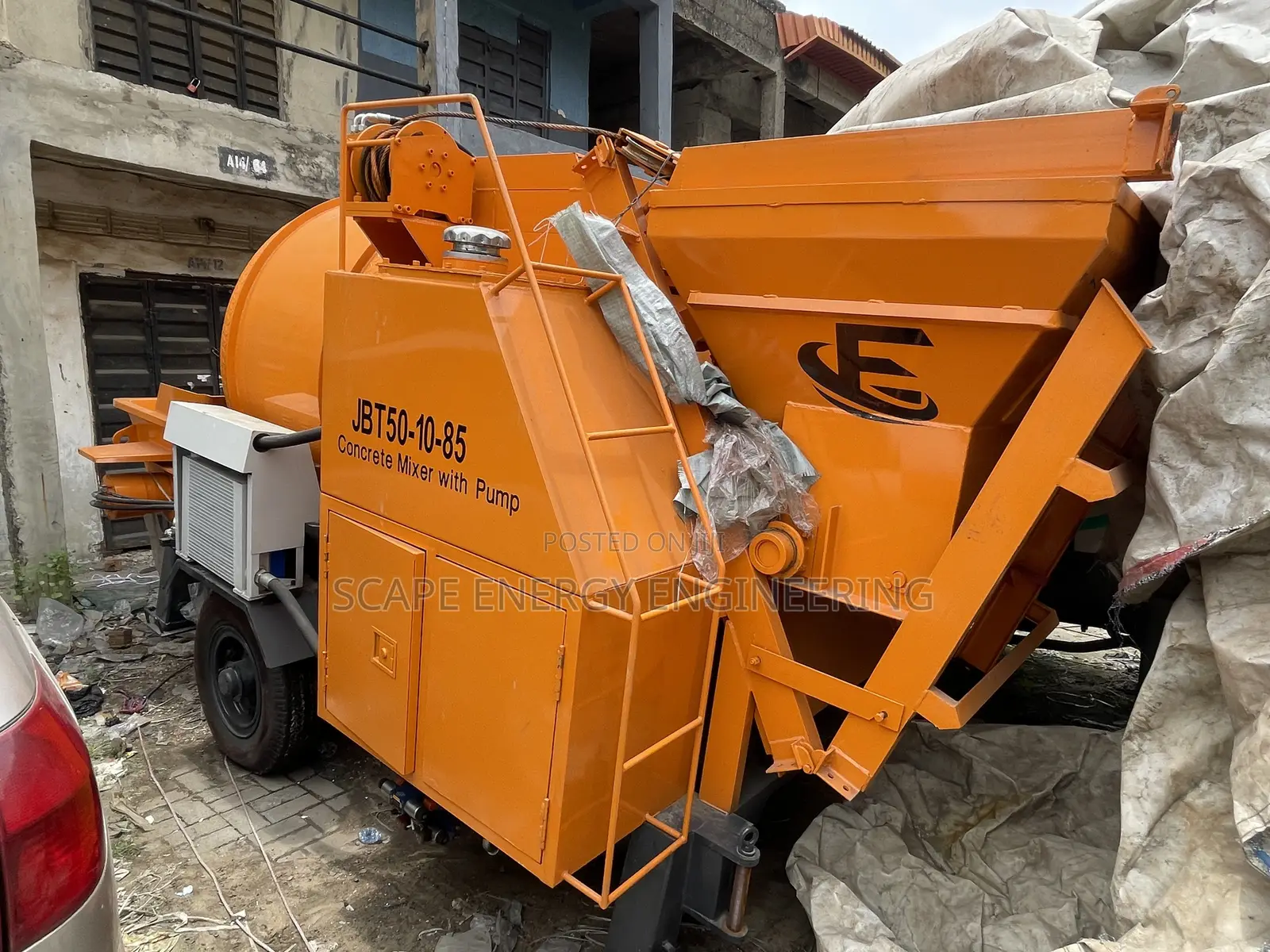 Concrete Mixer With Pump