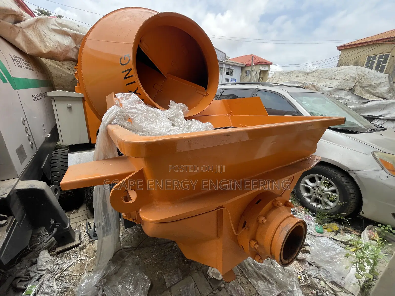 Concrete Mixer With Pump