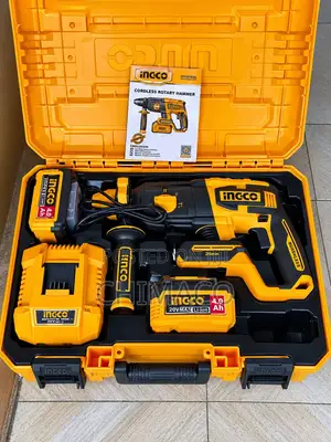 INGCO Cordless Rotary Hammer Drill Kit