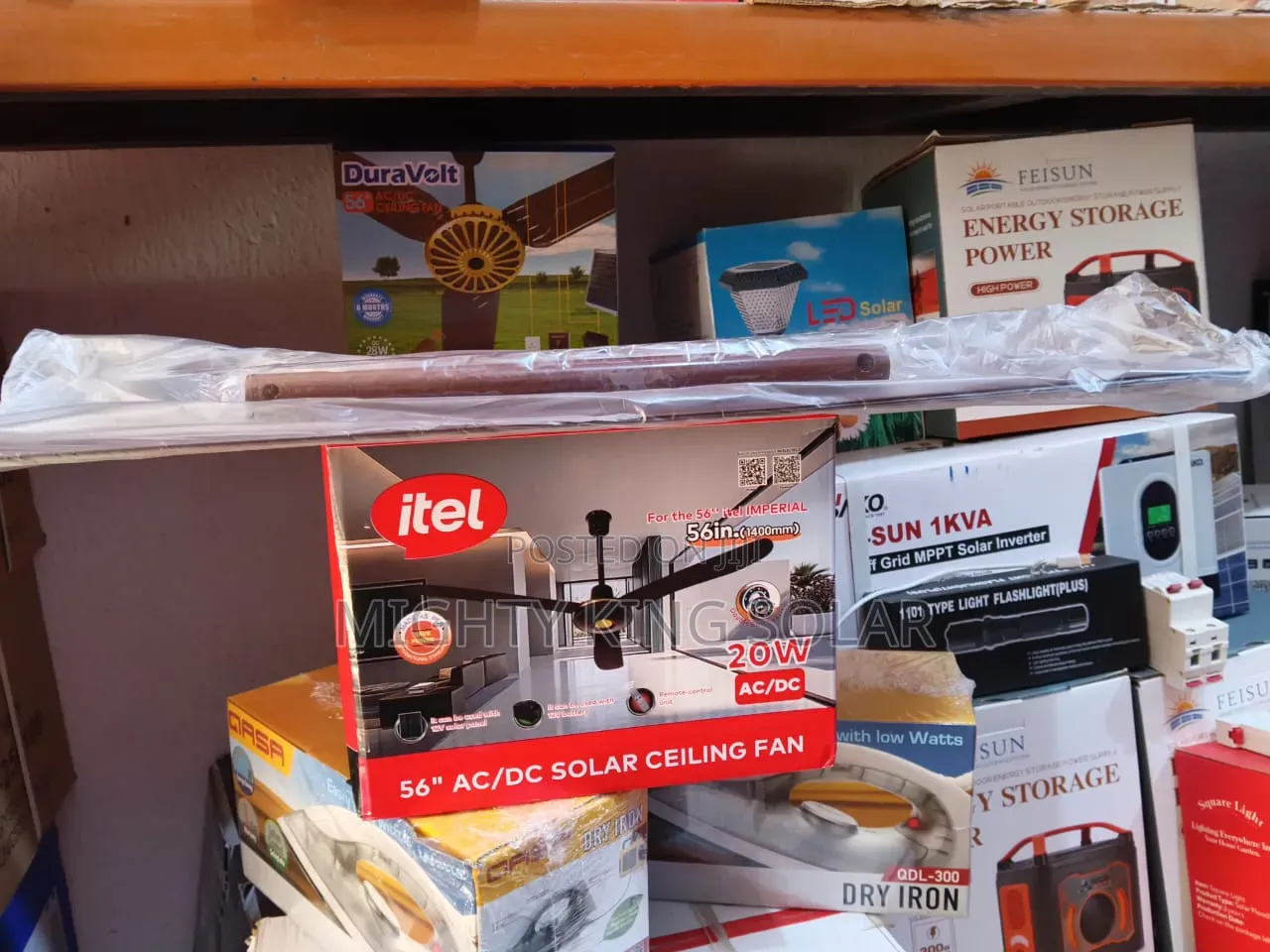 Itel Ceiling Fan 56in.with 20w Low Voltage
