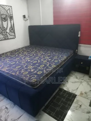 6 by 6 Bedframe and Mattress