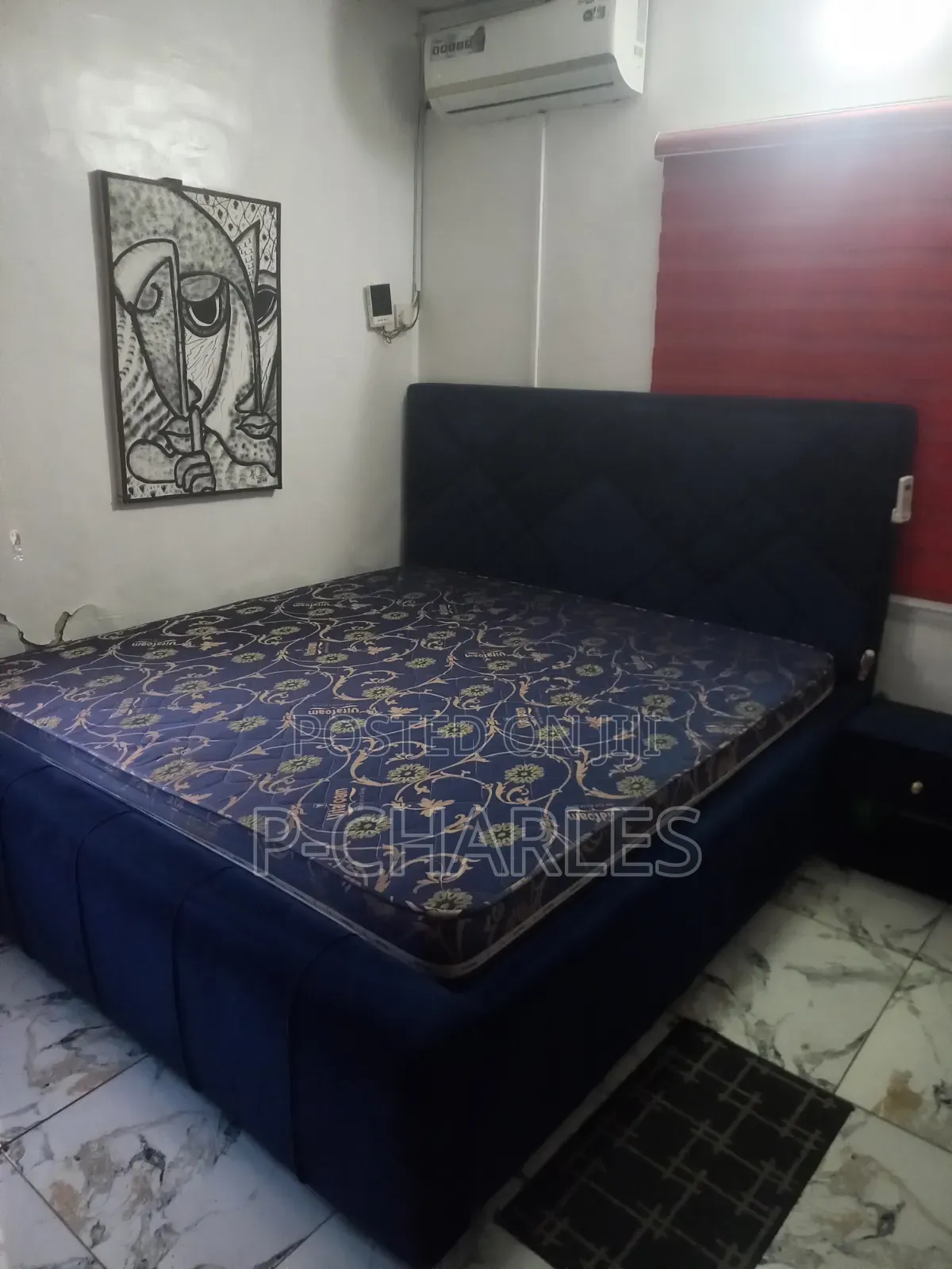 6 by 6 Bedframe and Mattress
