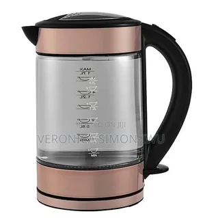 Rose Gold Glass Fast Boil Kettle 1.7L