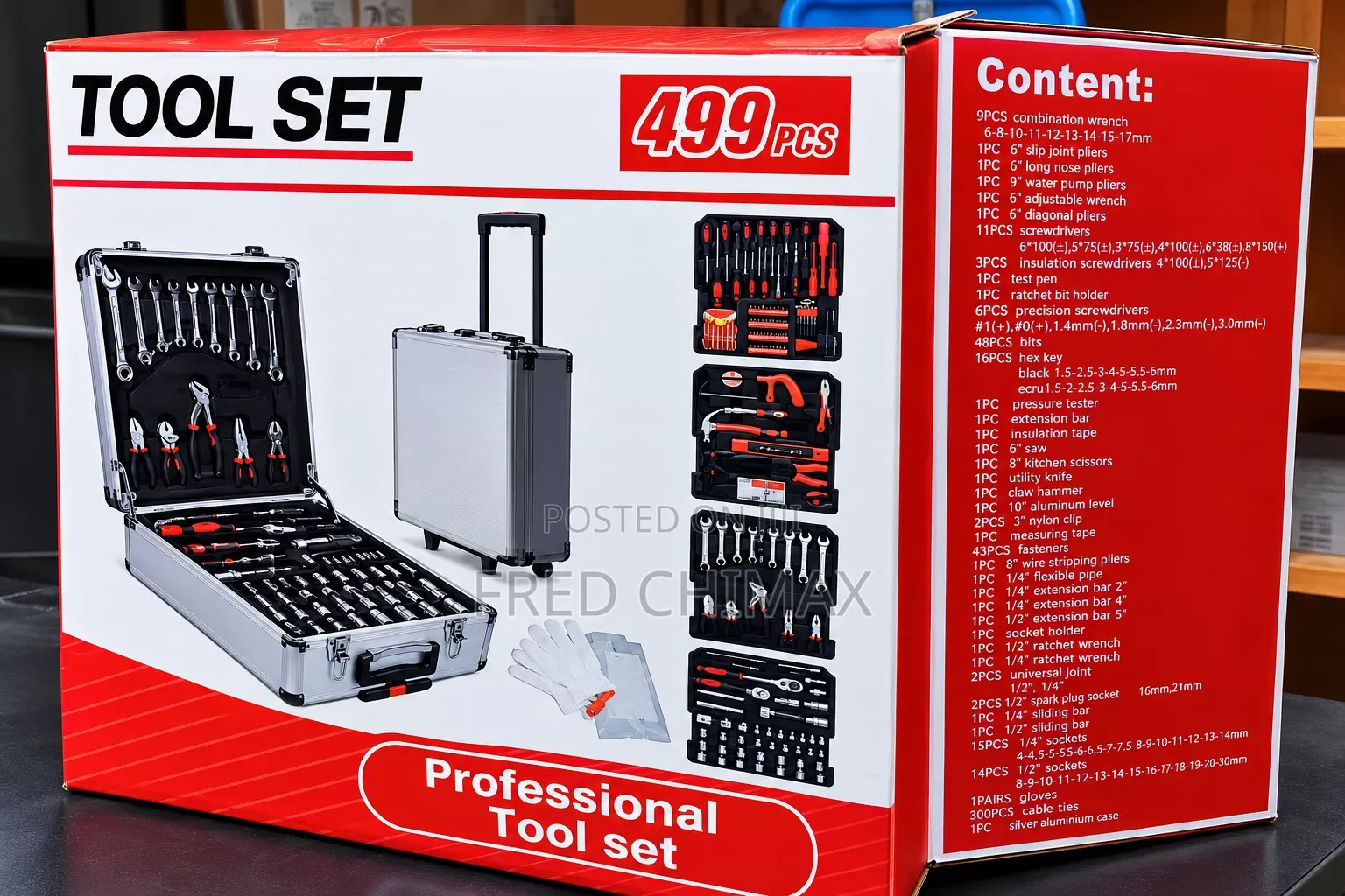 499 Pieces Professional Tool Set