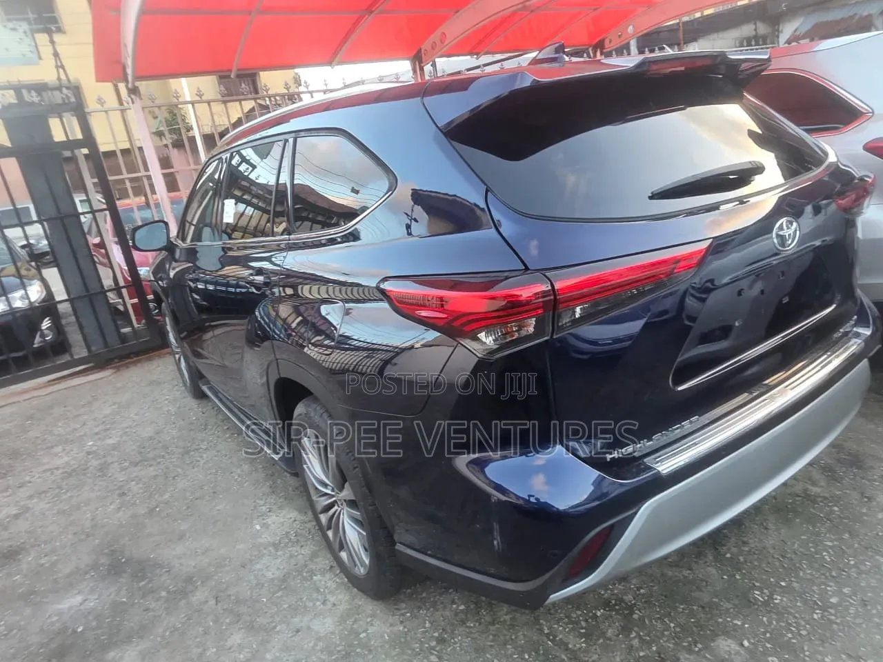 Toyota Highlander Platinum 2021 Blue