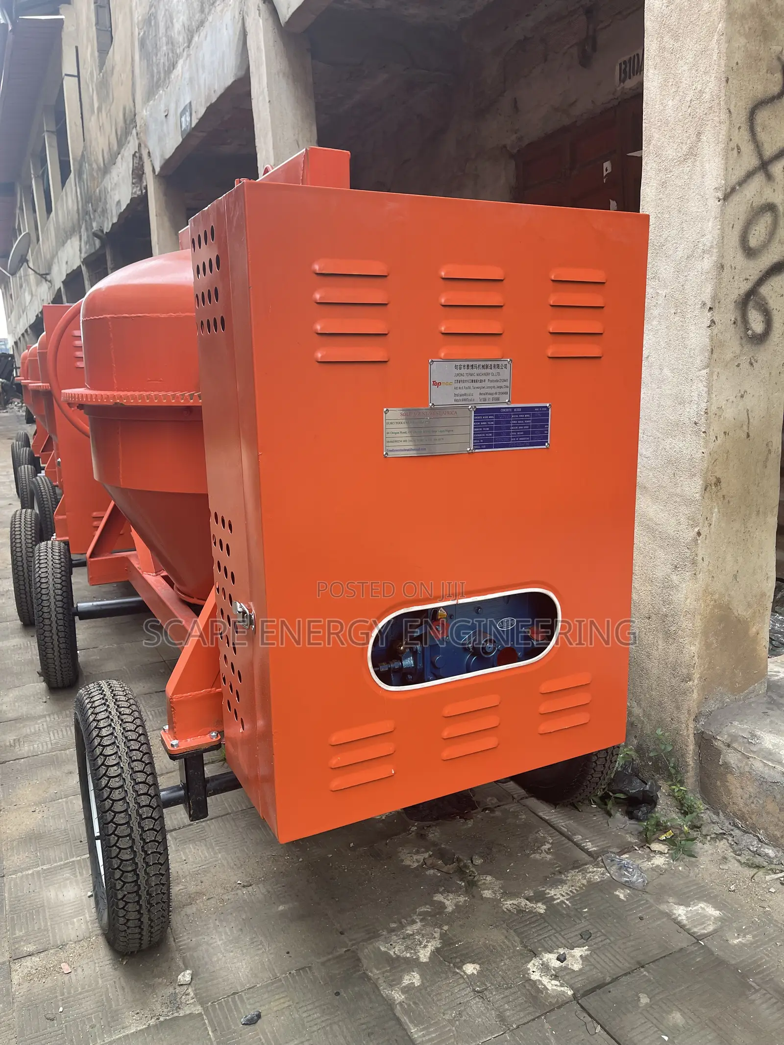 600 Litres Concrete Mixer Topmac