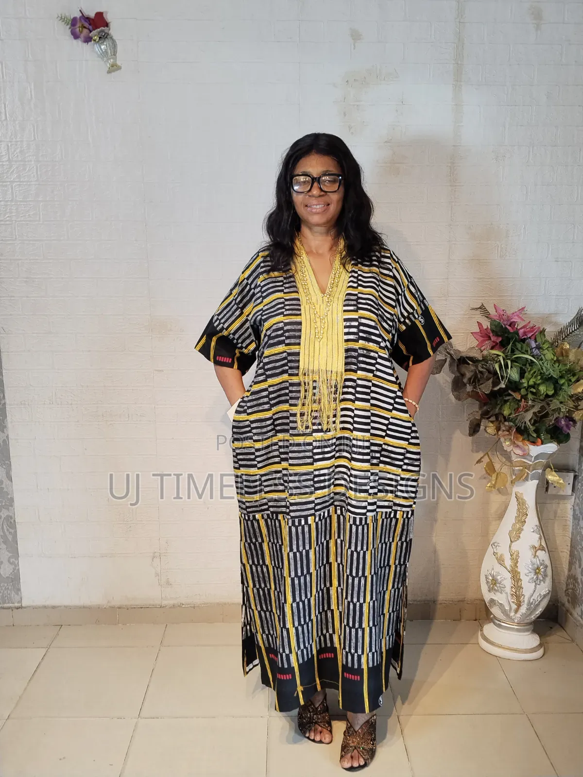 Ladies Short Ankara Gown
