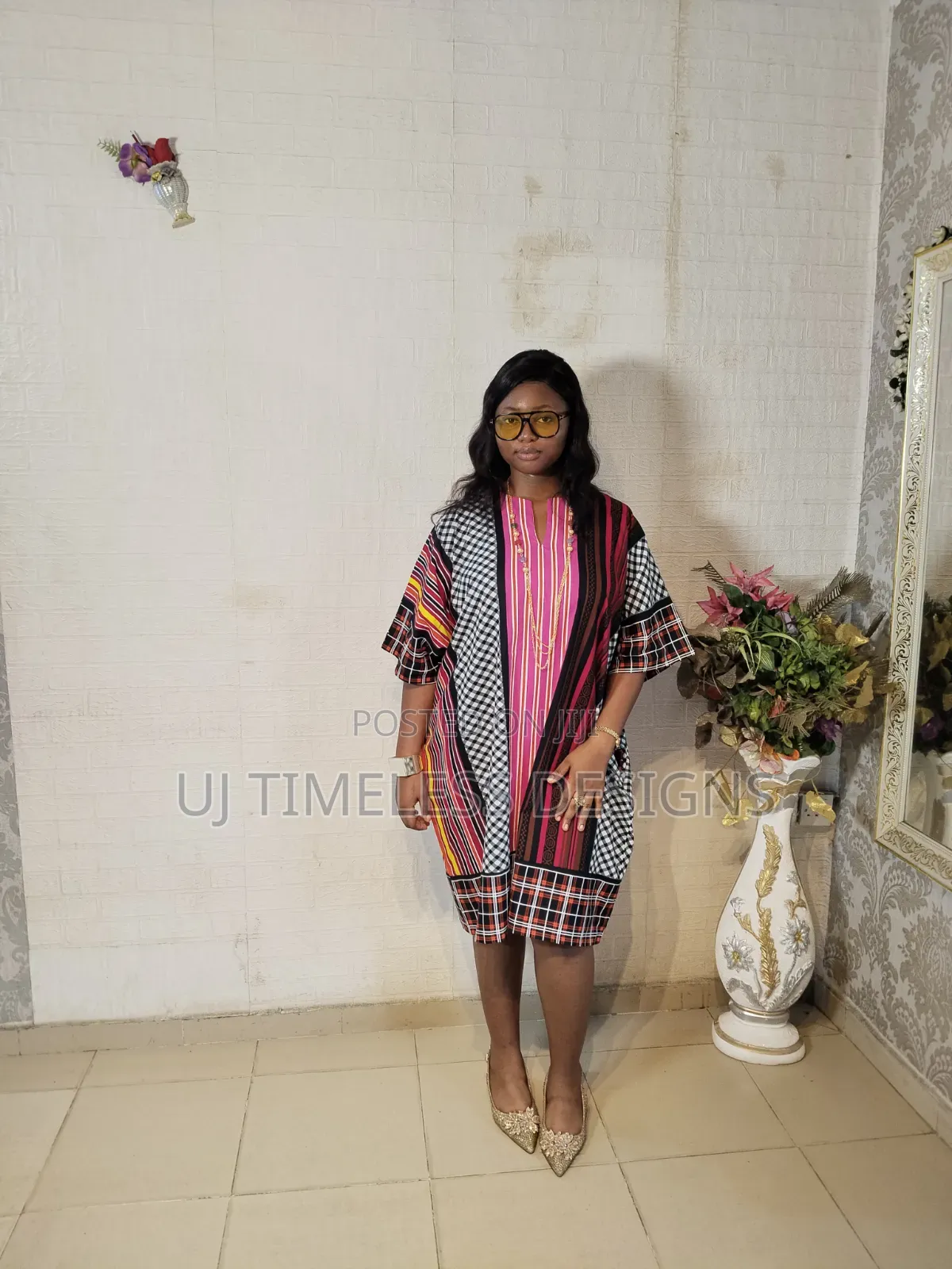 Ladies Short Ankara Gown