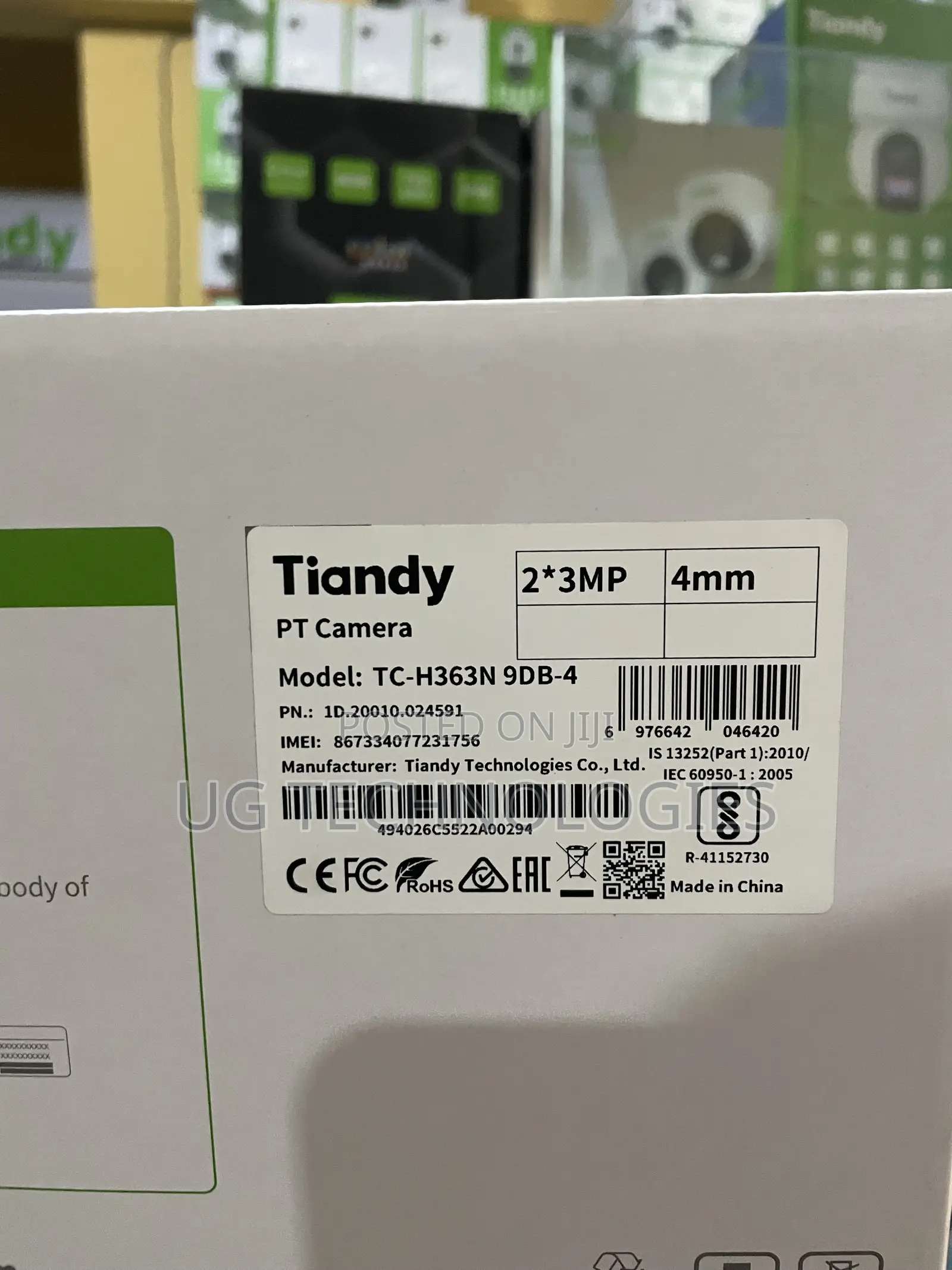 Tiandy 4G PT Dual Lens Camera 6mp | TC-H363N 9db-4