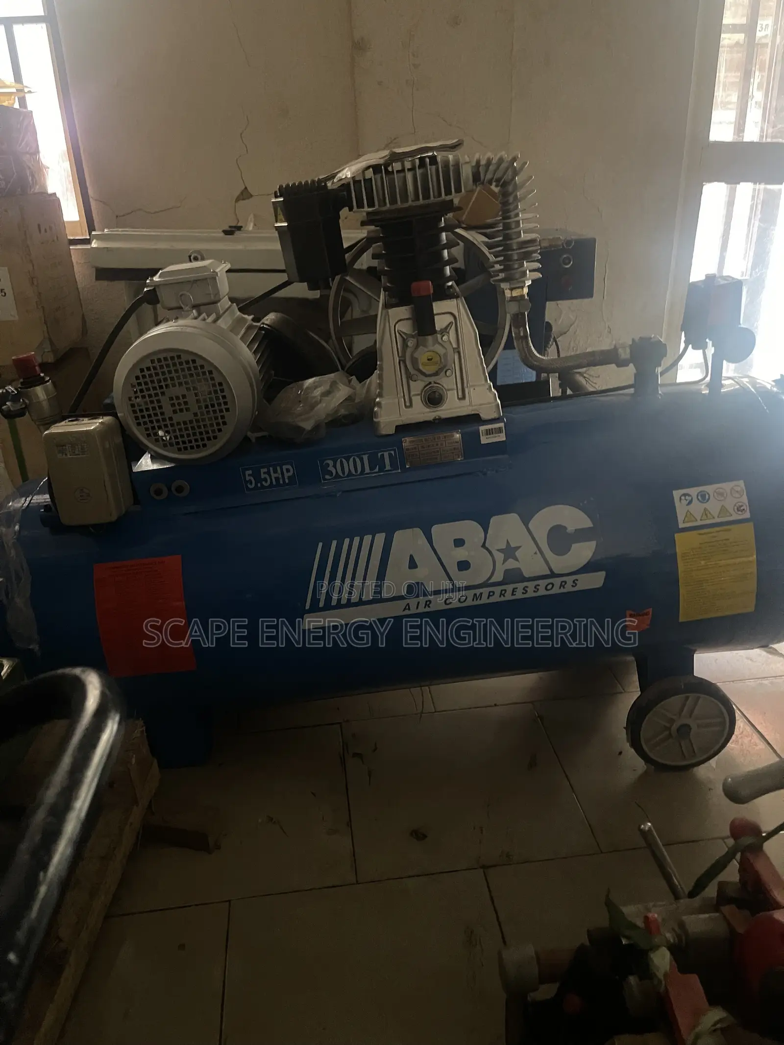 Abac Air Compressor 300Lt 5.5hp
