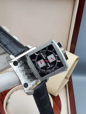Tag Heuer Quality Men Genuine Leather Automatic Engine Wristwatch