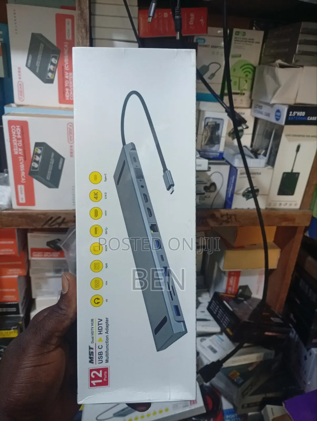 Generic USB Type C 12 in 1 Multifunction Adapter Hub