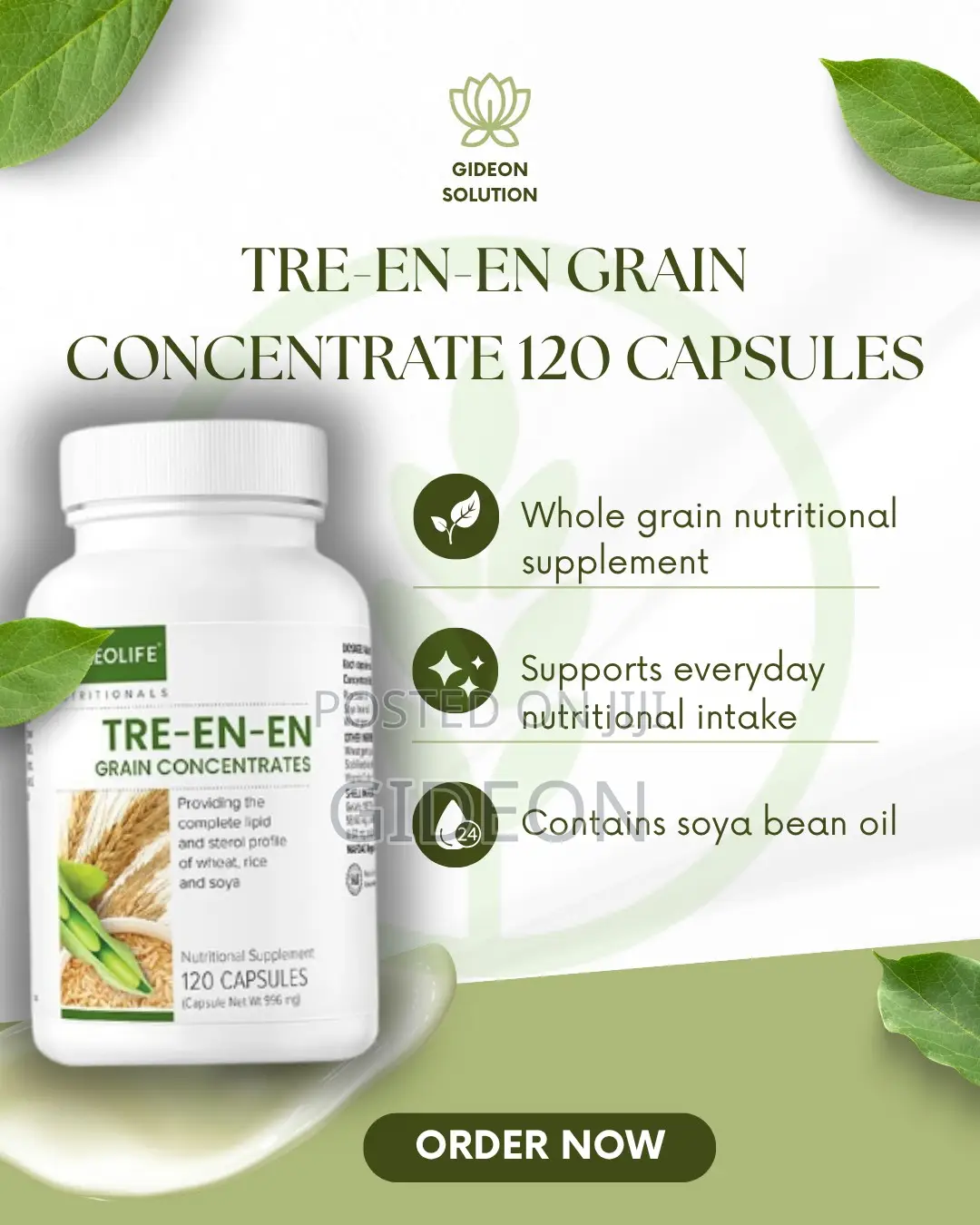 Tre-en-en - 120 Capsules (Single) for Cell Nutrition