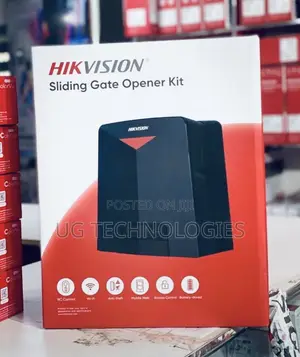Hikvision 600kg Sliding Gate Opener | DS-K3GL606WX-WE | 2 Batteries