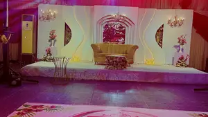 70th Birthday Setup in a Hall