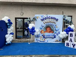 Baby Naming & Dedication Decor Setup