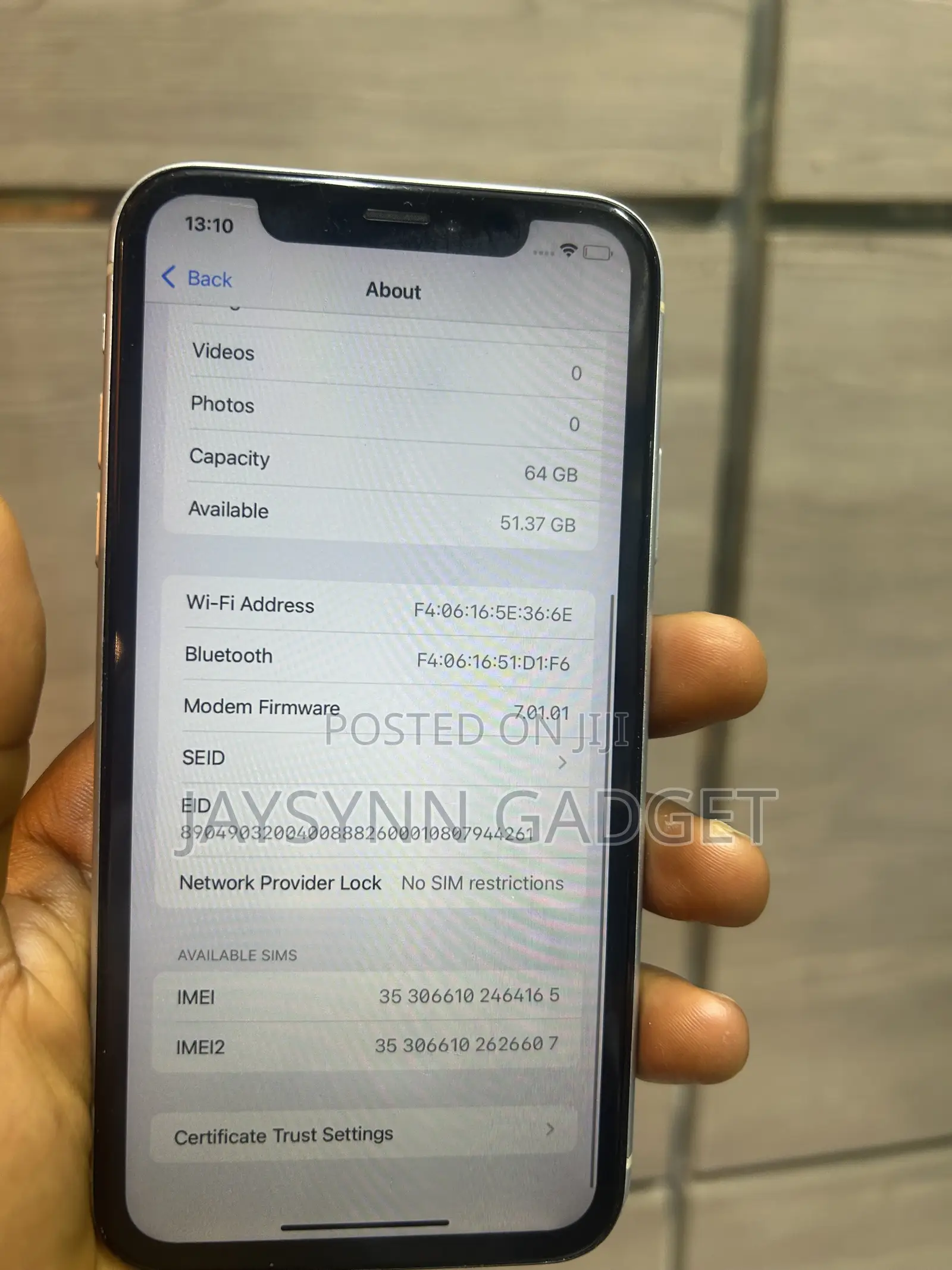 Apple iPhone XR 64 GB White