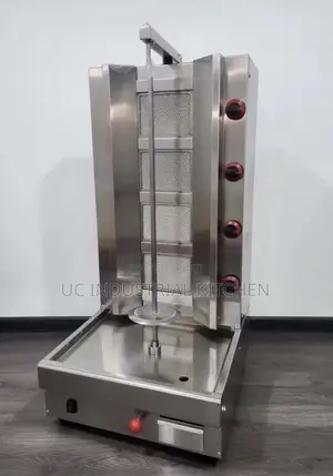 Three (3) Burner Single Gas Shawarma Grill (Imported)
