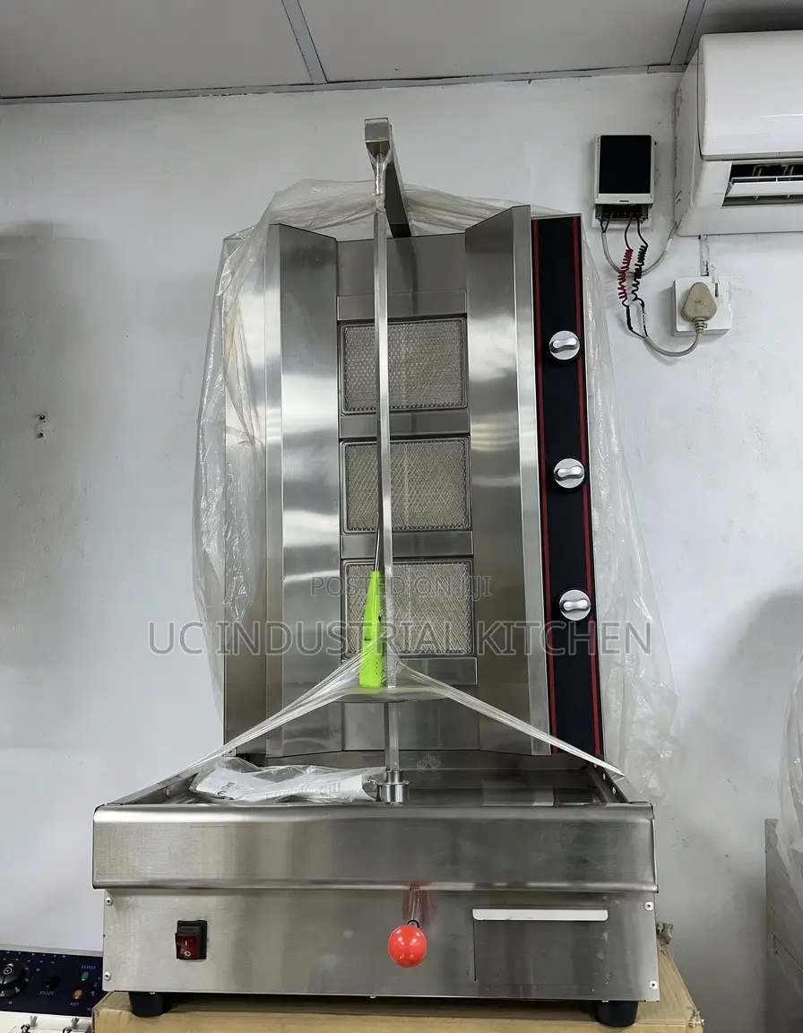 Three (3) Burner Single Gas Shawarma Grill (Imported)