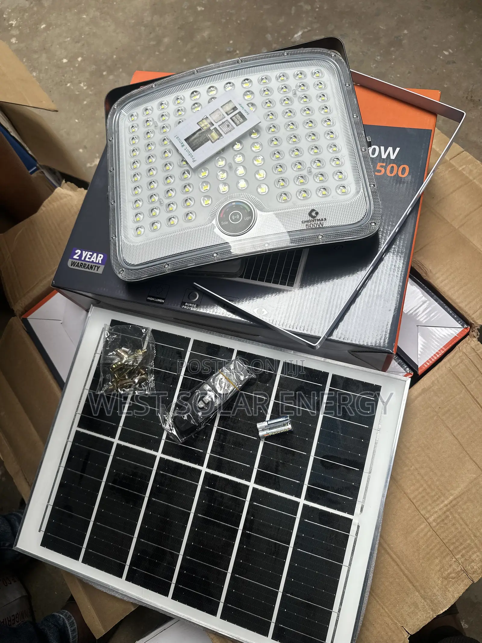 Original Cmonmax 500w Solar Flood Light