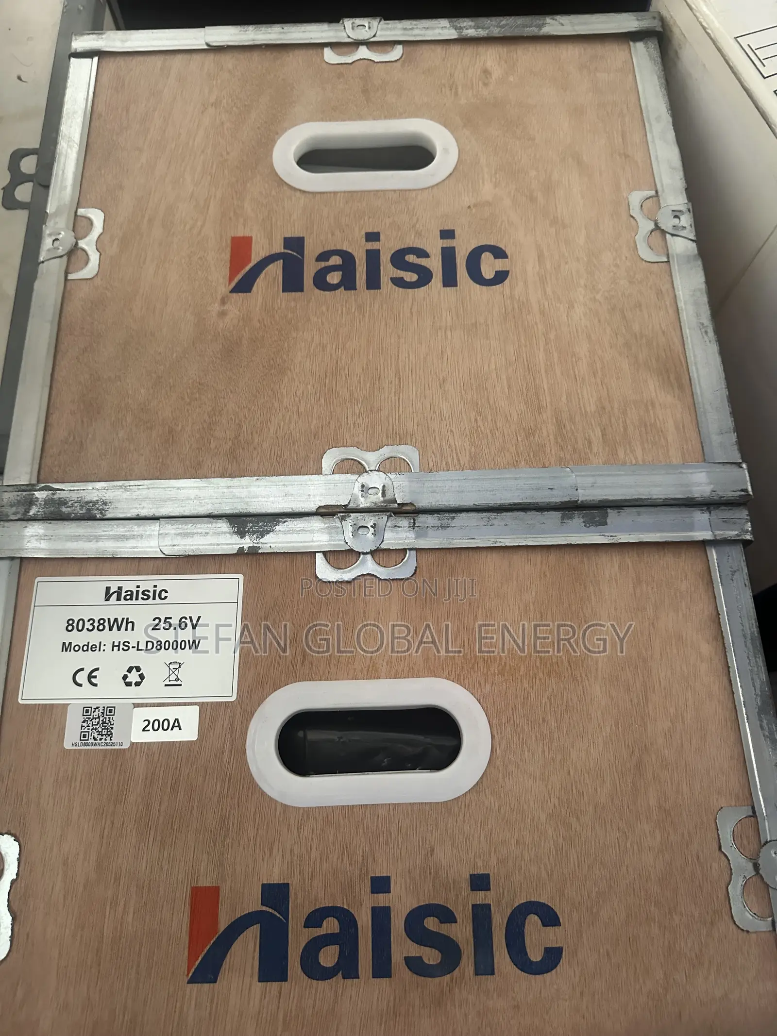 8kwh .24v Haisic Littium Battery Black Display