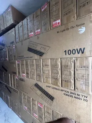 D2 100w All in One Solar Street Light