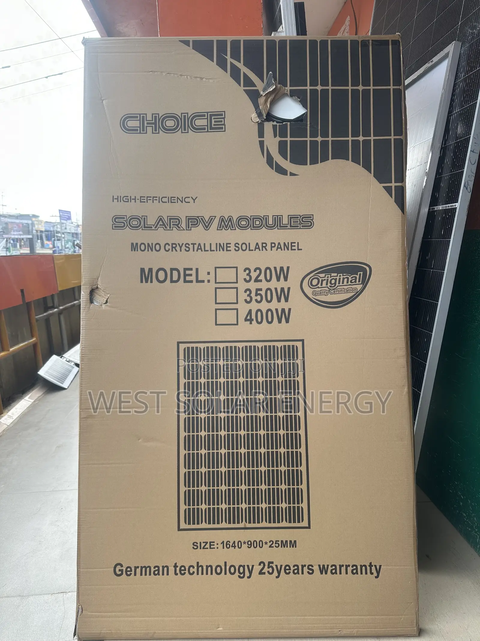 350w 72cells Choice Solar Mono Panel