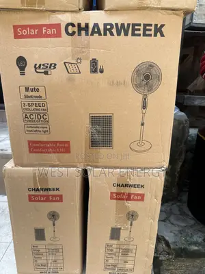 CHARWEEK 20W Solar Fan 16inches