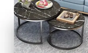 Center Table With Gold Stand