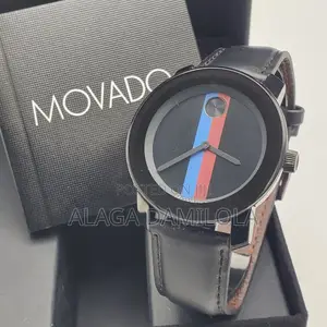 MOVADO Leather Watch